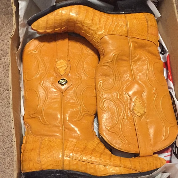 Los Altos gator cowboy boots - Picture 6 of 6